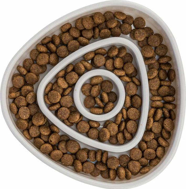 Produktbild Trixie Slow Feeding, Schüssel, für Katze, grau, Kunststoff (35 cl)