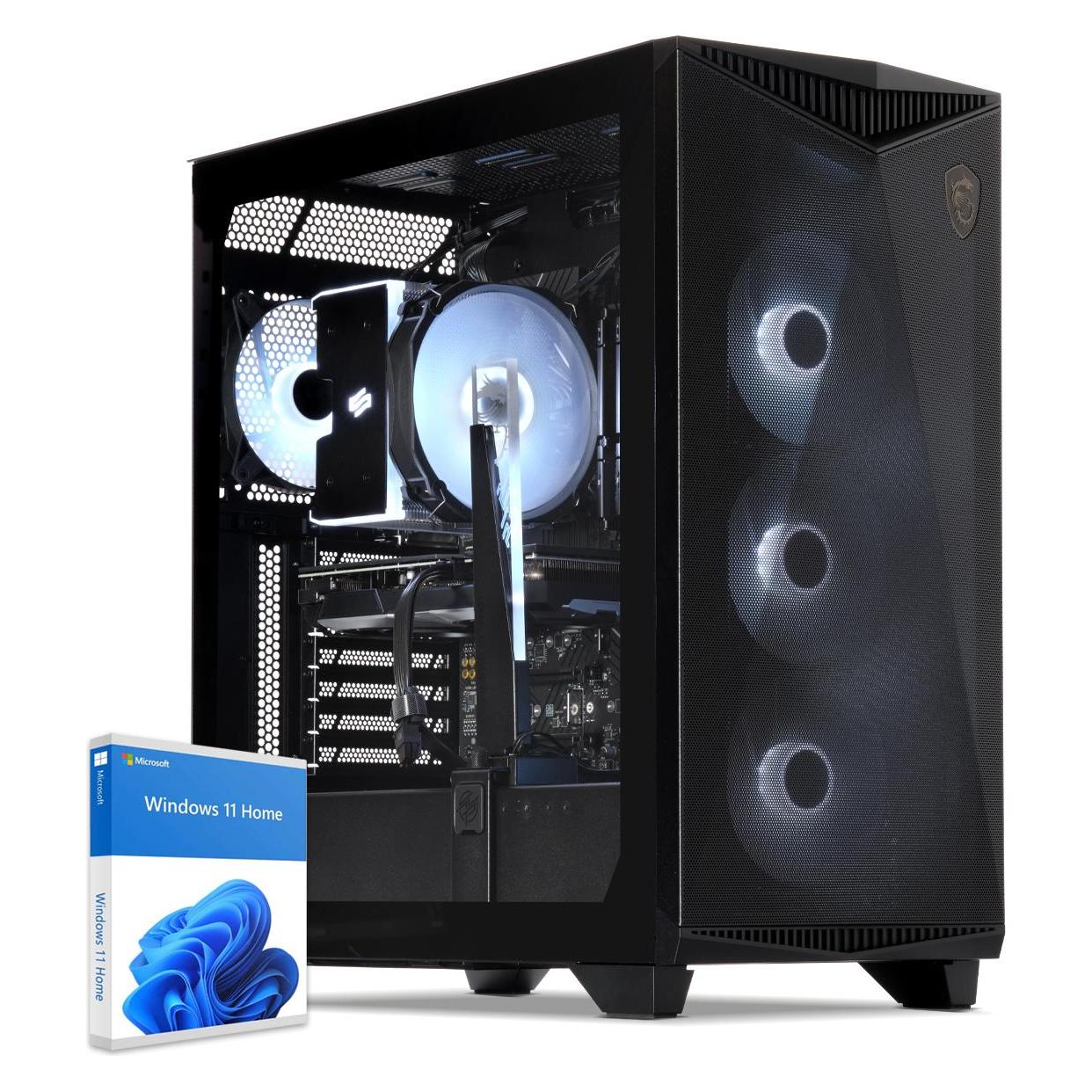 Sedatech Ultimate Gaming Pc - UCCR526I1I1HF (2000 Gb, 32 Gb, Amd Ryzen 7 5700X, GeForce Rtx 5070 Ti), Pc, Schwarz