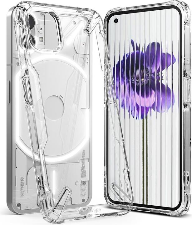 Produktbild Ringke Fusion X case armored cover with Nothing Phone 1 frame transparent (FX667E52) (Nothing Phone (1))