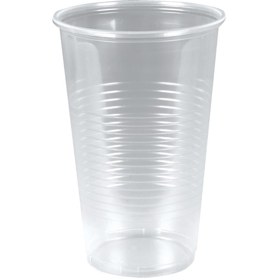 Antalis, Einweggeschirr, Plastikglas blød 50cl PP (øl) 50stk/ps (målestreg 0,5) - (50 stk.) (50 x)