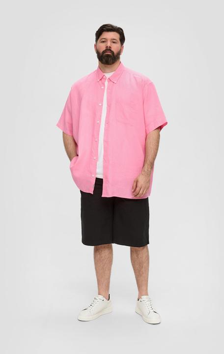 Produktbild s.Oliver Hemd Kurzarmhemd aus Leinen (4XL)