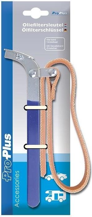 Immagine prodotto ProPlus Chiave del filtro dell'olio regolabile con nastro di tessuto