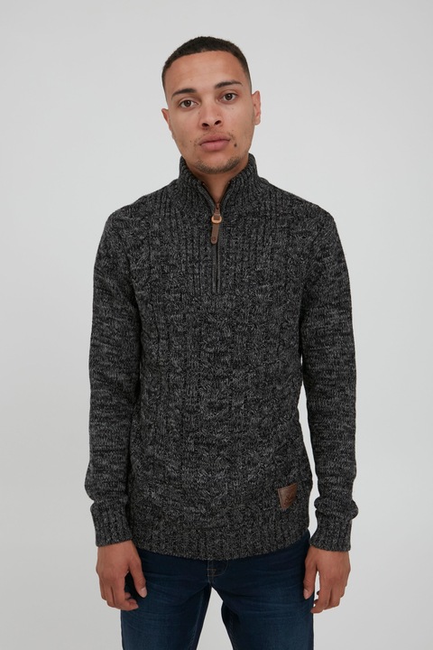 Immagine prodotto Solid Pankraz Maglione In Maglia Grossa Pullover Maglieria Da Donna Con Colletto Troyer In Cotone 10 (L)