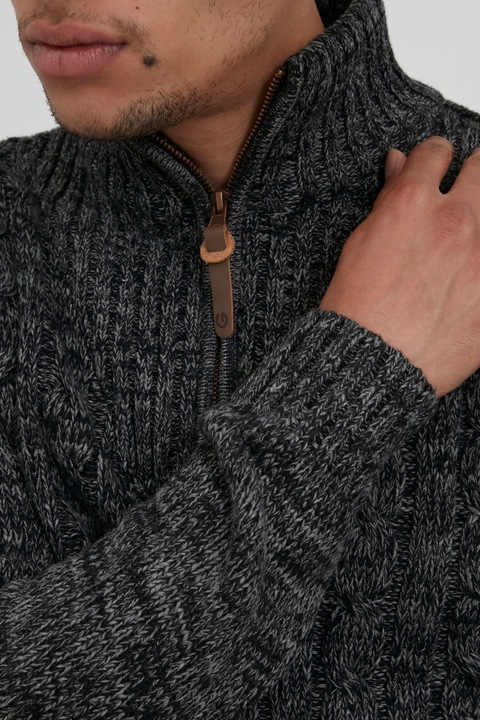 Immagine prodotto Solid Pankraz Maglione In Maglia Grossa Pullover Maglieria Da Donna Con Colletto Troyer In Cotone 10 (L)