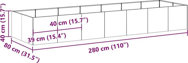 Produktbild vidaXL Pflanzkübel