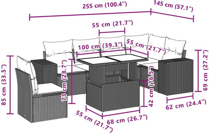 Produktbild vidaXL Megan