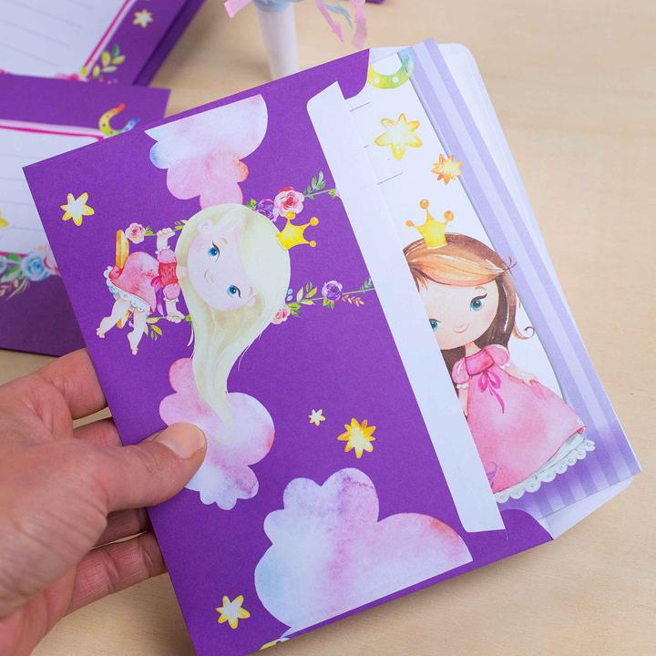 Produktbild Papierdrachen Briefblock Set - Einhorn - Set 2 (A4)