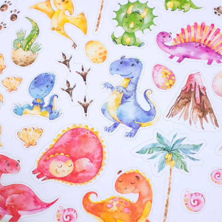 Produktbild Papierdrachen Briefblock Set - Dinosaurier - Set 5