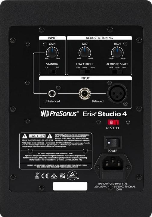 Image du produit PreSonus Eris Studio 4 (Actif)