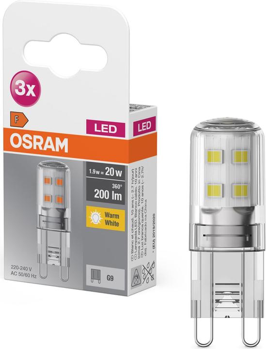 Produktbild Osram Led Base Pin G9 (G9, 20 W, 200 lm, 3 x, F)