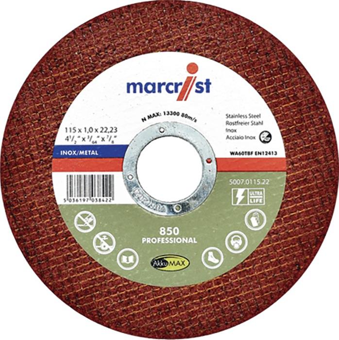 Marcrist Disco da taglio ( 4000865513 ) D125x1.0mm foro diritto 22.23 mm