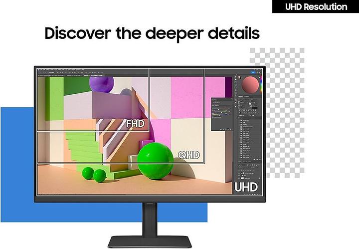 Image du produit Samsung ViewFinity S8 - S80D (3840 x 2160 pixels, 27")