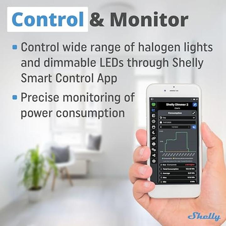 Image du produit Shelly Dimmer 2 x4 (Actionneur de variateur)