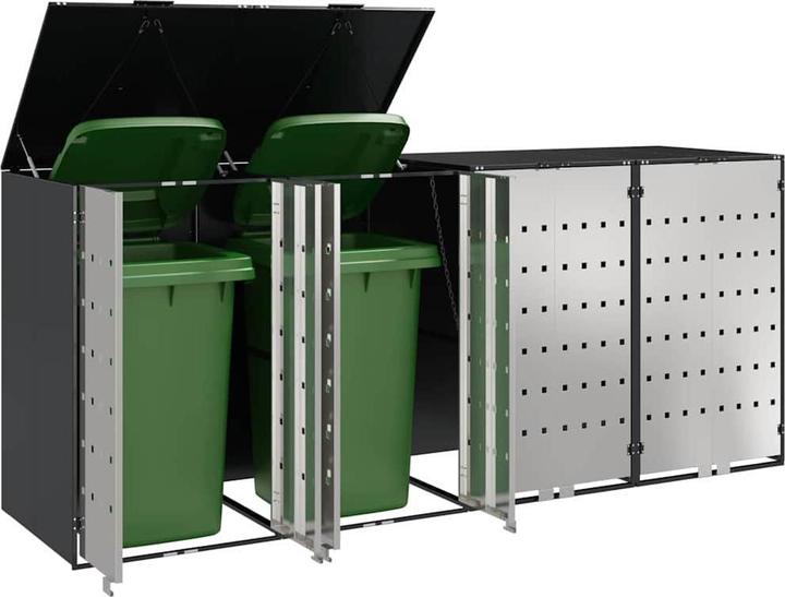 Produktbild vidaXL Rollbehälterlagerung