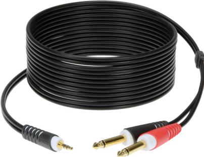 Produktbild Klotz Kabel AY5-0200 Miniklinke-Klinke 2m (2 m)