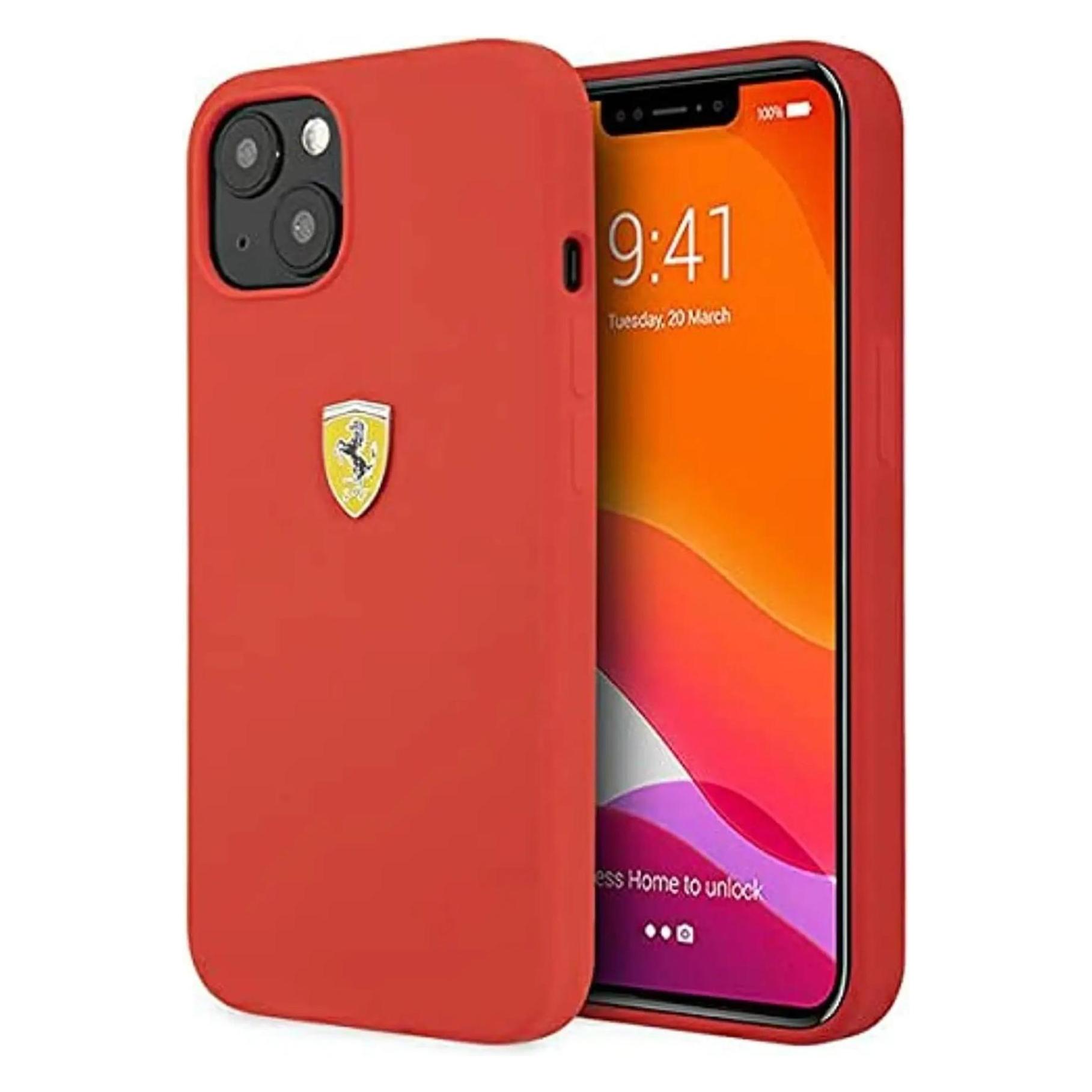 Ferrari FESSIHCP13SRE IPhone 13 Mini 5.4 Quot Red (Apple IPhone 13 Mini), Smartphone Hülle, Rot