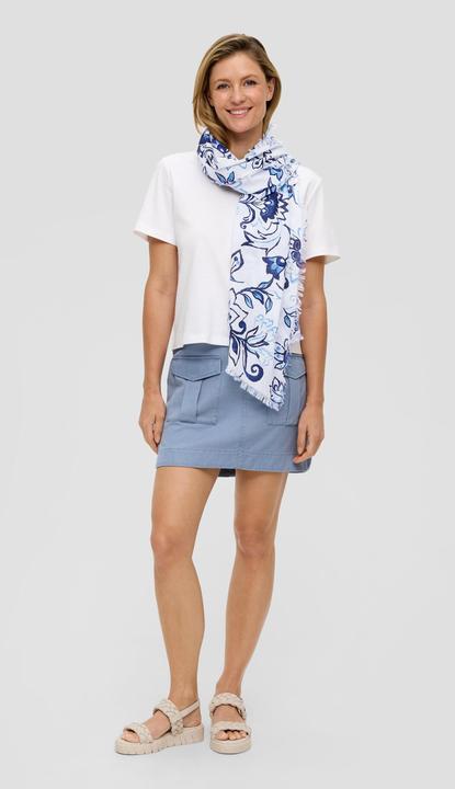 Immagine prodotto s.Oliver Tuch Baumwolltuch mit floralem Muster