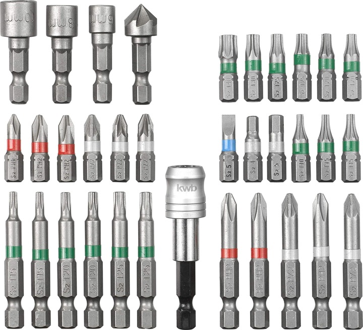 Einhell Single bit set 34 pcs. S-Box 49108801