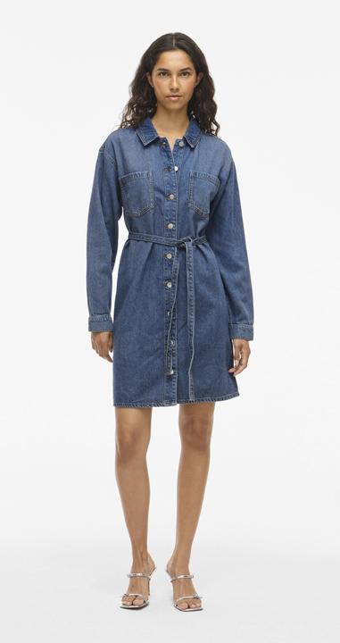 Image du produit Vila VIKIKI Denim Blusenkleid (36)