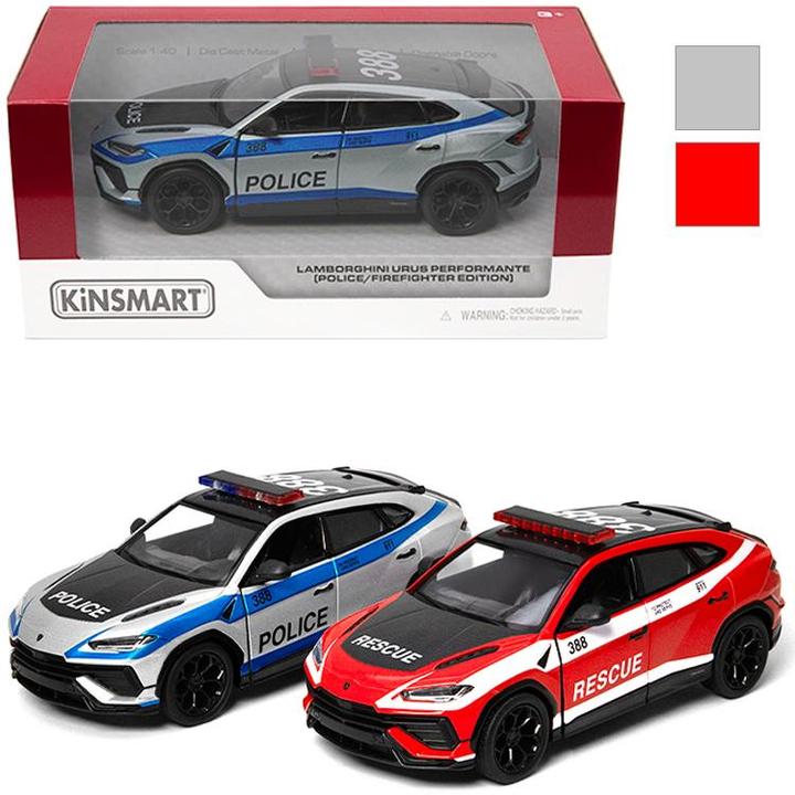 Immagine prodotto Kinsmart Lamborghini Urus performatne Polizei MIX