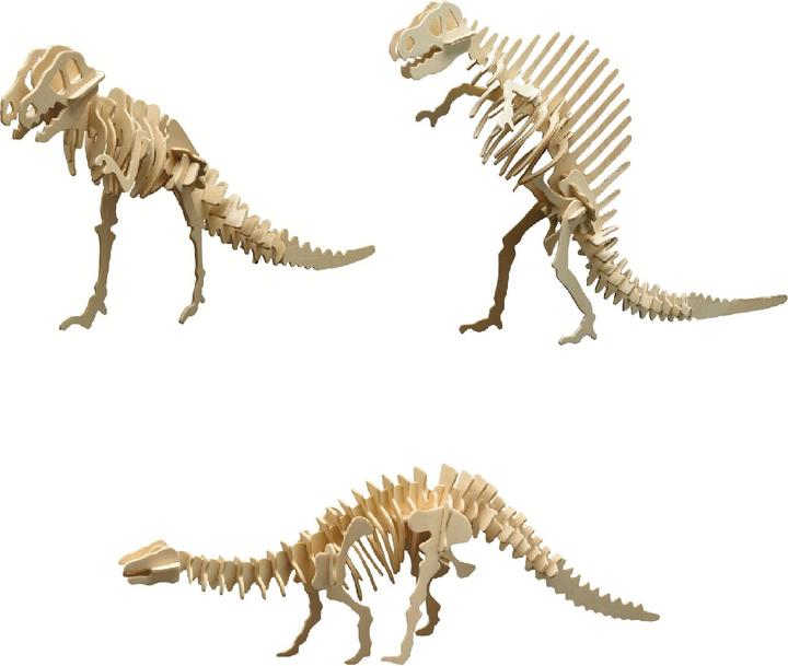 Actual product image Pebaro Wooden kits 3 xDinosaur