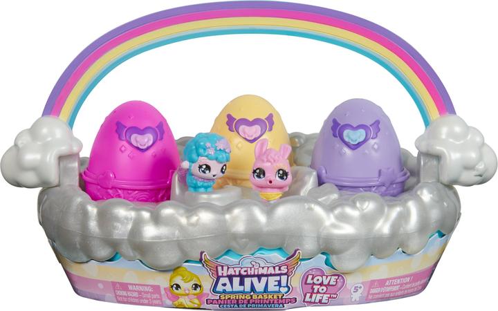 Actual product image Hatchimals Alive Spring Basket