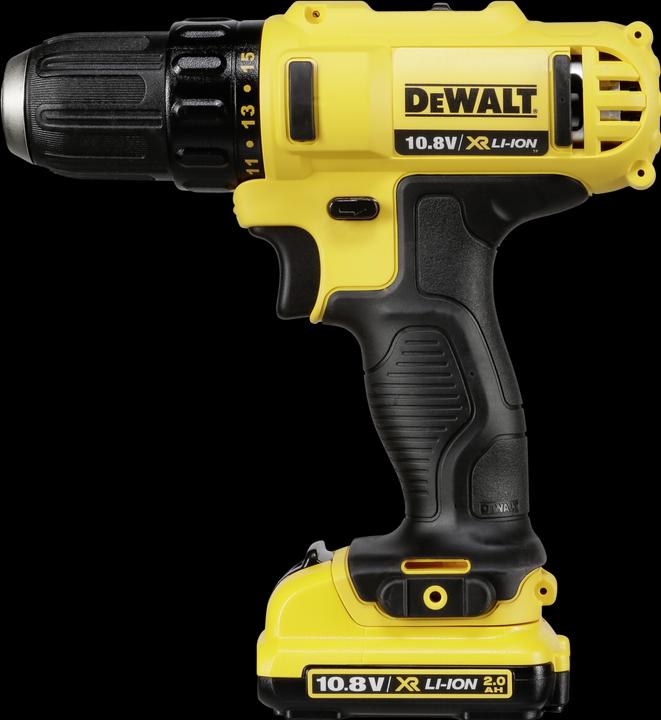 Produktbild DeWalt DCD710D2F-QWDE 10.8V XR Akku-Bohrschrauber in Koffer (Akkubetrieb)