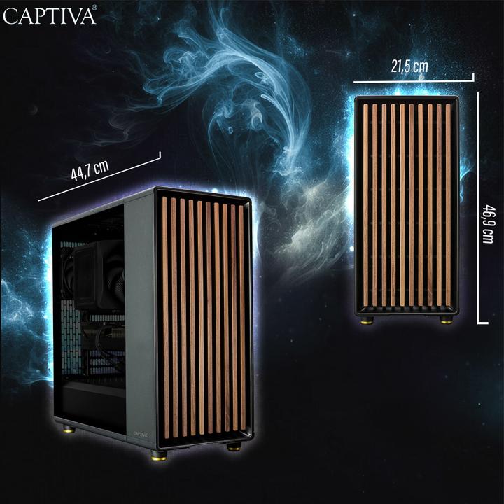 Actual product image Captiva Highend Gaming I95-615 (1000 GB, 32 GB, Intel Core i9-13900KF, GeForce RTX 5070)