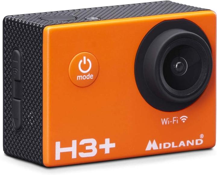Immagine prodotto Midland H3+ Angolo di visione orizzontale della dashcam max. 120° Batteria, WLAN (Display integrato, WiFi, Full HD)
