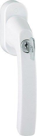 Magni Hoppe Luxembourg aluminium turn/tilt window handle with Secu100® + Secustik® and VarioFit®, lockable