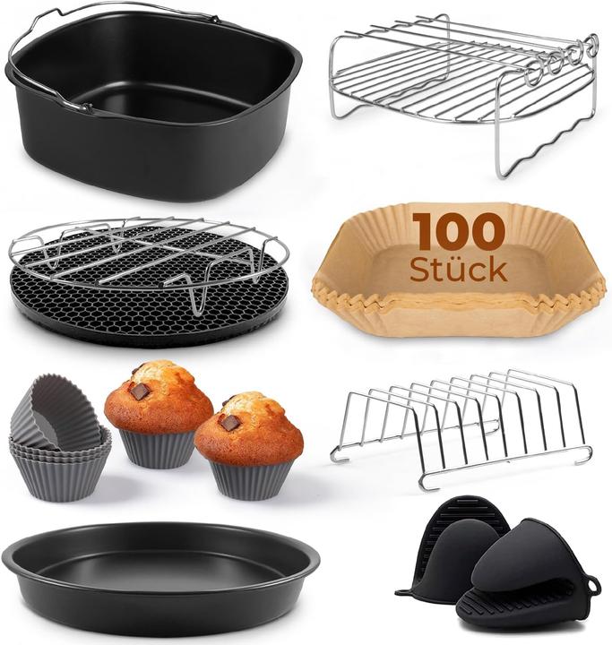 Fentic Heissluftfritteusen Zubehör Set