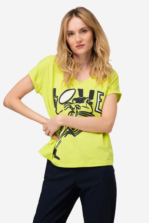 Produktbild Laurasøn T-Shirt, oversized, LOVE, V-Ausschnitt (M)