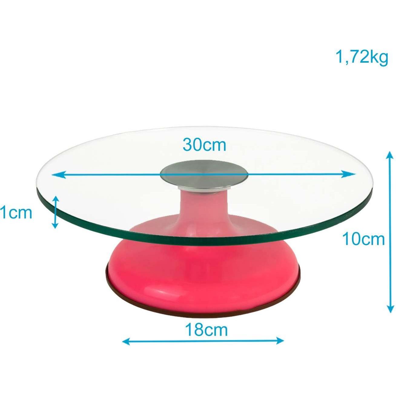 Thumbnail - Intirilife, Serviergeschirr, Tortenständer mit rutschfestem Standfuss
