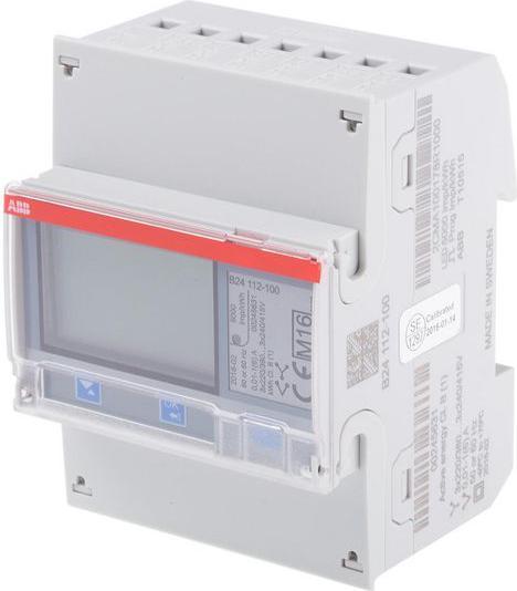 Actual product image ABB B24 Energy meter LCD, 7-digit / 3-phase, pulse output