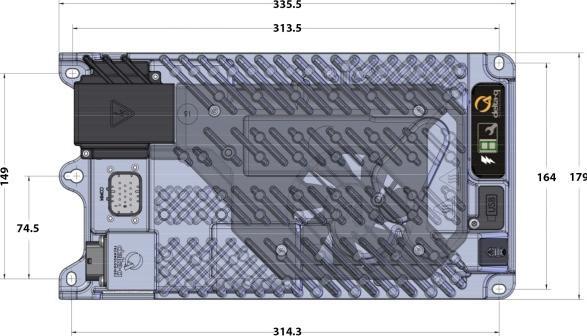 Produktbild Delta-Q Batterieladegerät IC1200 Base 48V 25A (25 A)