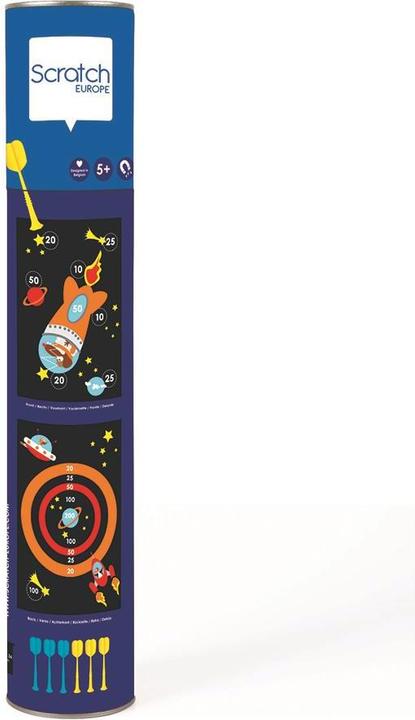 Actual product image Scratch Darts game Astronaut (German, French, Italian)
