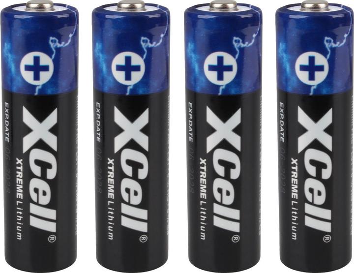 Produktbild XCell XTREME Lithium AA Batterie 4er (4 Stk., AA, 3000 mAh)