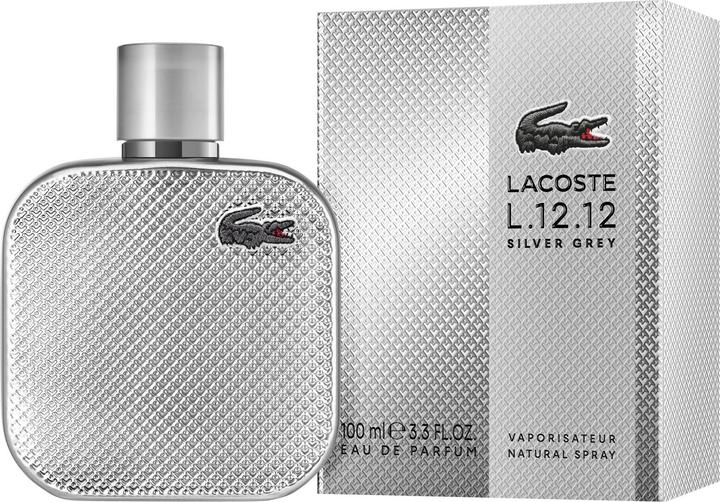 Produktbild Lacoste L.12.12 Silver Grey Eau De Parfum Spray 100ml (Eau de Parfum, 100 ml)