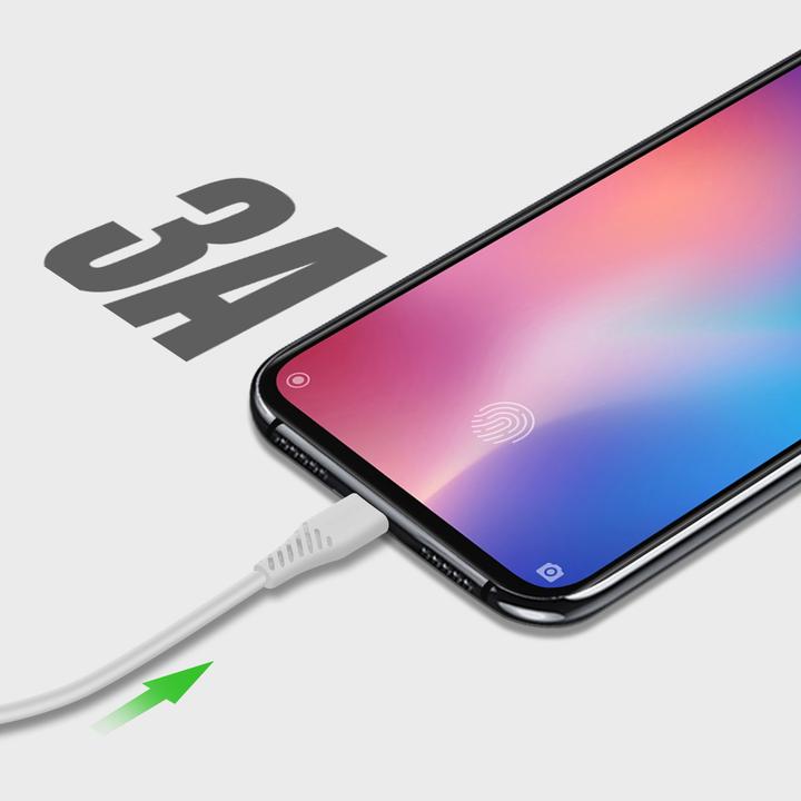 Produktbild Swissten Slim Series, Dual 3A USB-Netzladegerät mit Smart IC + USB-C Kabel (15 W)