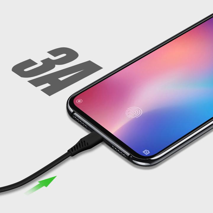 Produktbild Swissten Slim Series, Dual 3A USB-Netzladegerät mit Smart IC + USB-C Kabel (15 W)