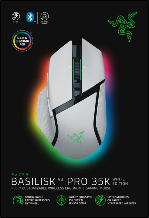 Actual product image Razer Basilisk V3 Pro 35K (Cable, Wireless)