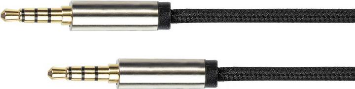 Immagine prodotto Python Cavo di connessione audio di alta qualità, spina jack a 4 pin da 3,5 mm su entrambi i lati (0.50 m, Connettore da 3,5 mm (AUX))