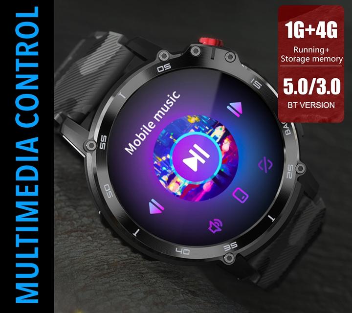 Actual product image Smartwatch RNCF08 Black Czarno-brązowy (49 mm)