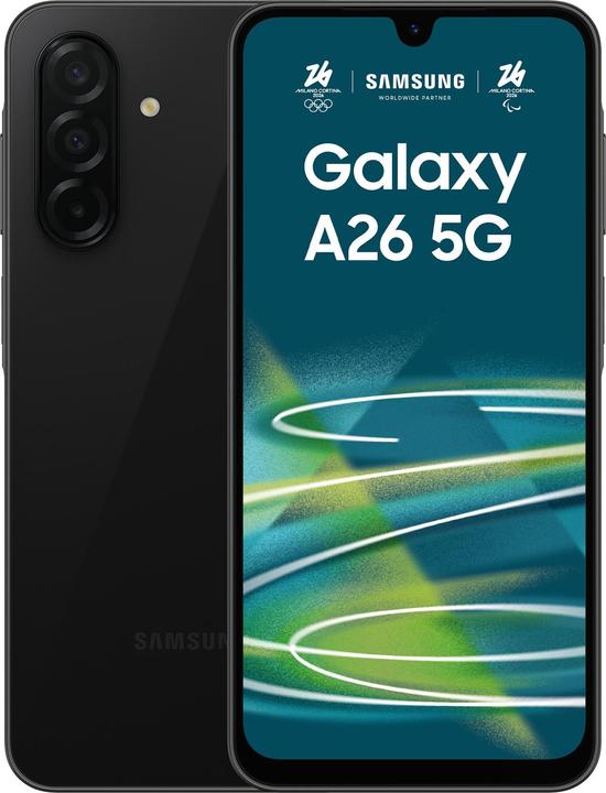Actual product image Samsung Galaxy A26 (256 GB, Black, 6.70", Dual SIM, 5G)