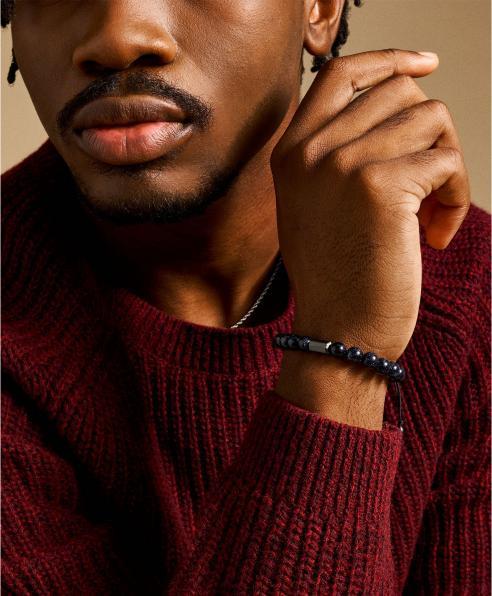 Produktbild Fossil Armband JEWELRY (25 cm, Edelstahl, Nylon, Farbstein)