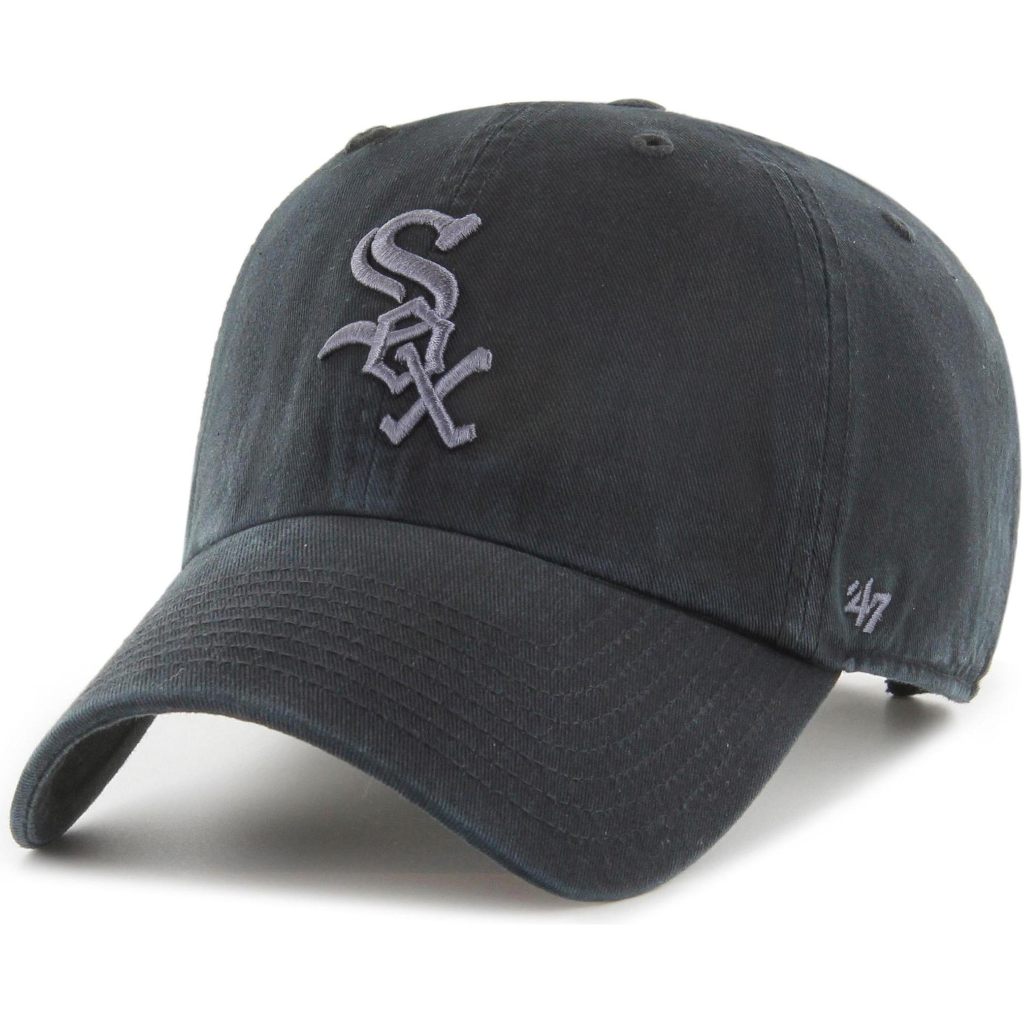 47 Brand, Herren, Cap, Relaxed Fit Cap - MLB Chicago White Sox schwarz, Schwarz
