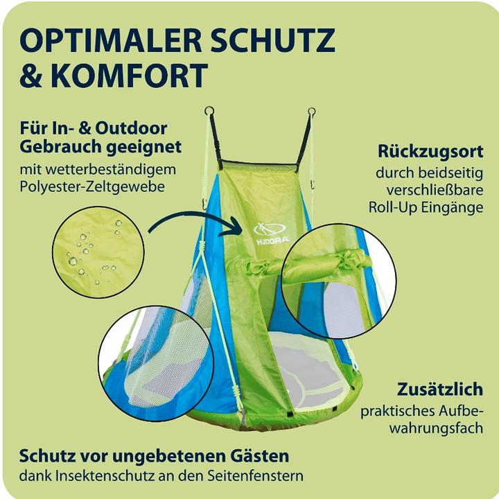 Image du produit Hudora Tente pour balançoire Cosy Castle 110+