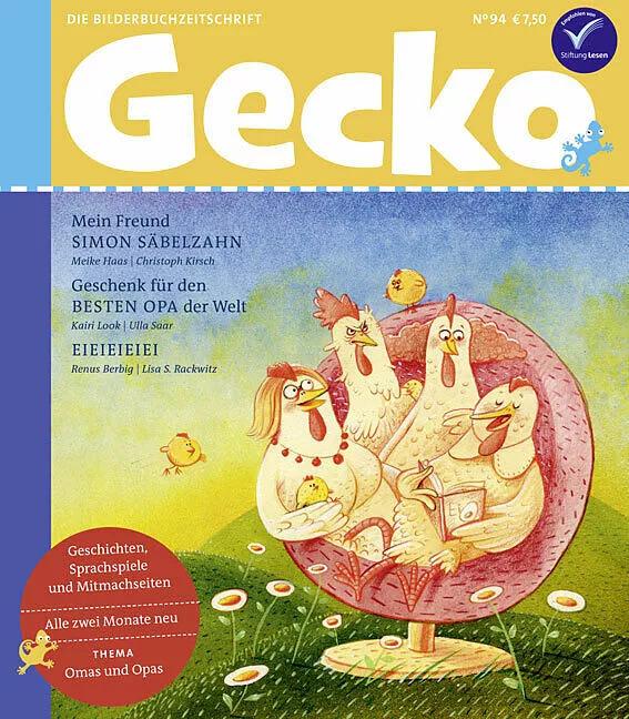 Produktbild Gecko Kinderzeitschrift Band 94 (Deutsch, Katrin Wiegand, Lisa S. Rackwitz, Ina Hattenhauer, Mascha Greune, Bettina Bexte, Ina Nefzer, Mustafa Haikal, Meike Haas, Christoph Kirsch, Irja Grönholm, Ulf K., Tiiu Kitsik, Renus Berbig, Ulla Saar, Kairi Look, 2023)