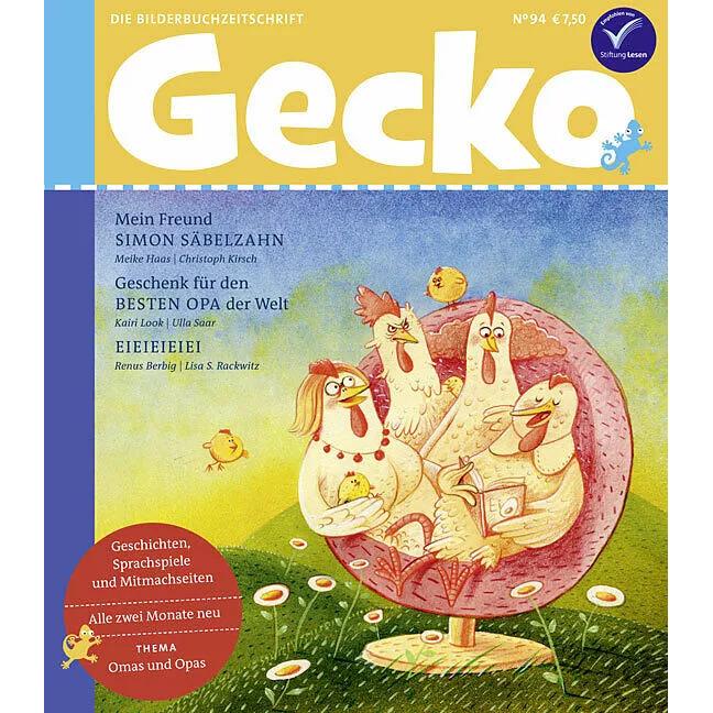 Gecko Kinderzeitschrift Band 94, Kinderbücher von Lisa S. Rackwitz, Katrin Wiegand, Ina Hattenhauer, Mascha Greune, Bett...