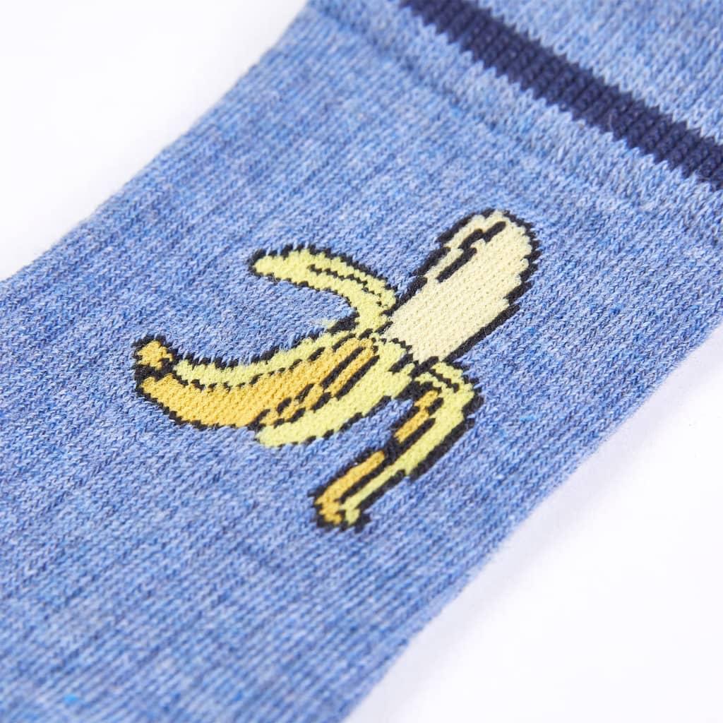Thumbnail - VidaXL, Unisex, Socken, Kindersocken 5 Paar EU 30-34,Material: 78 % Baumwolle. 20, Blau, (2er Pack, 30 - 34)